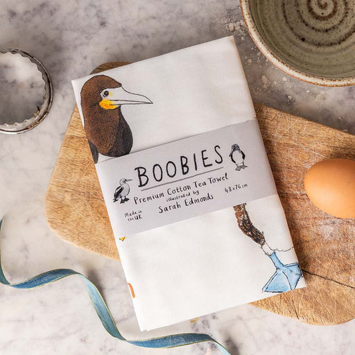 Boobies Tea Towel Sarah Edmonds