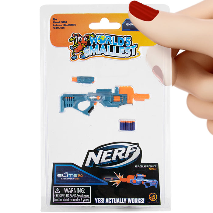 World s Smallest Nerf Elite 2.0 Blasters Perpetual Kid