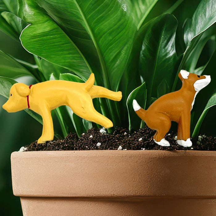 Adorable Dogs Plant Markers