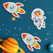  Astronaut and Rocket Boo Boo Bandages 