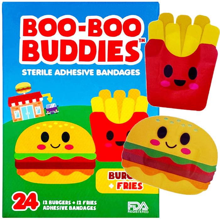 Burger and Fries Bandages