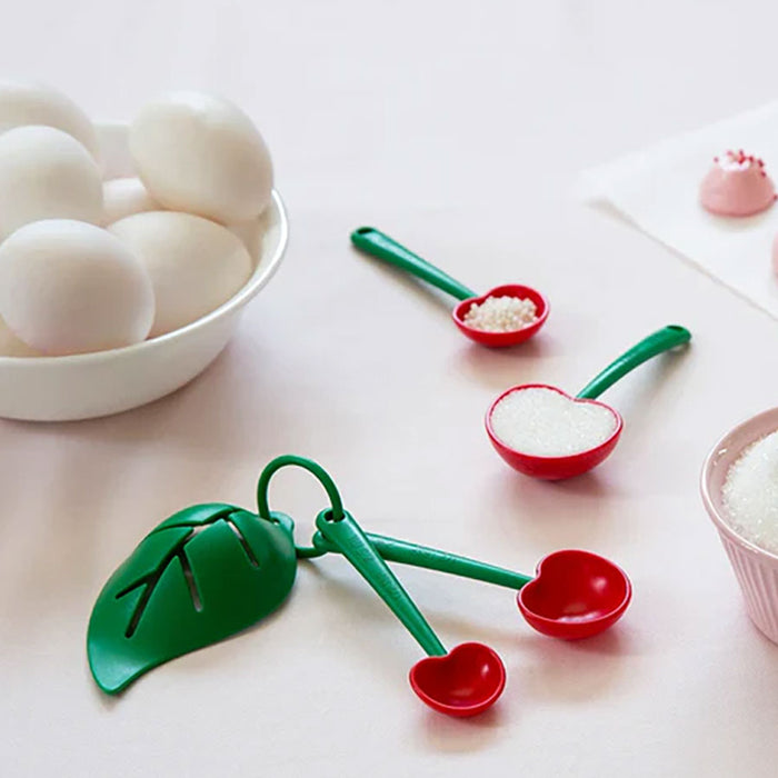 Cherry Measuring Spoons & Egg Separator - OTOTO