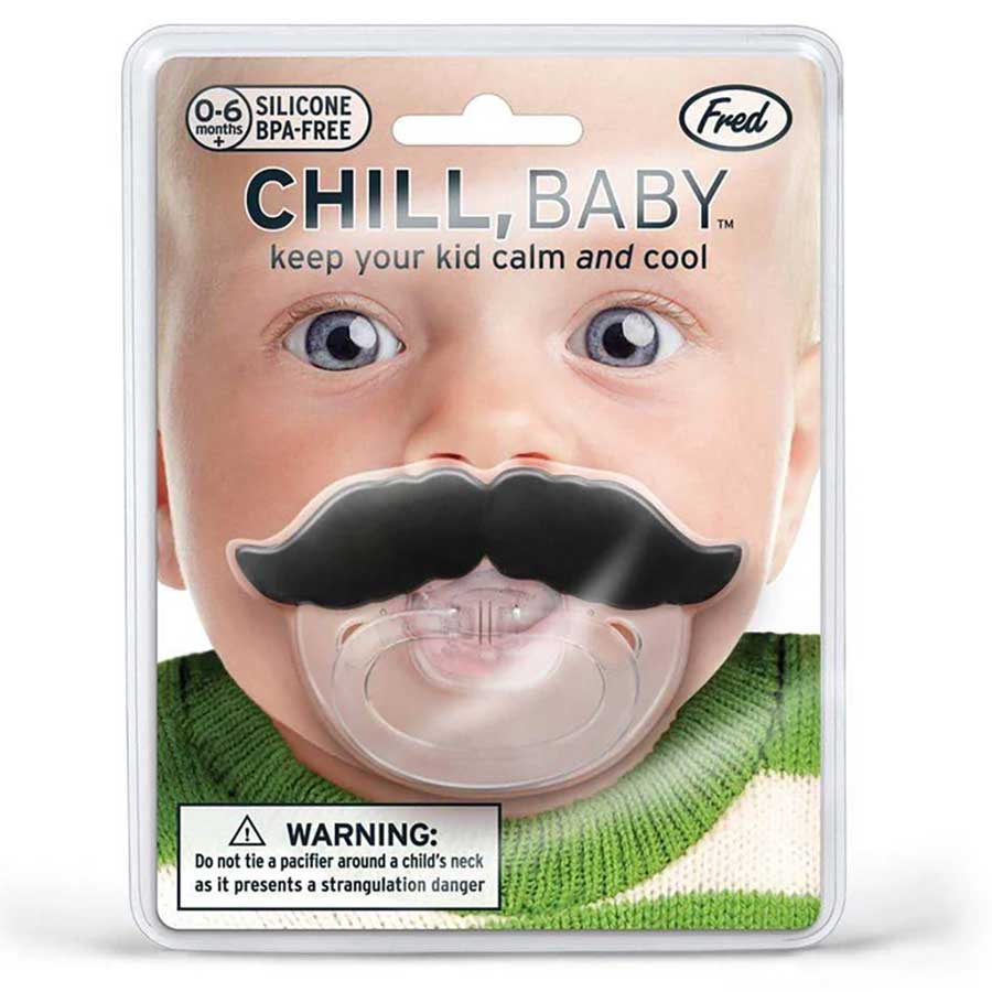 Baby mustache fashion pacifier