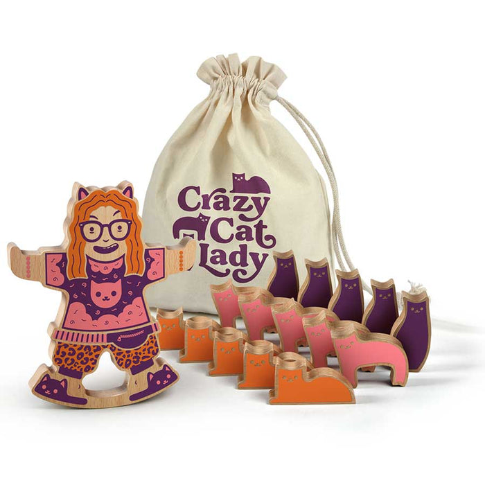 Crazy Cat Lady Stacking & Balance Game