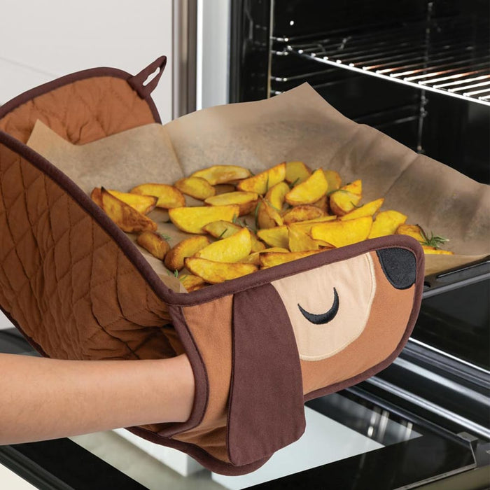 Hot Dog Double Oven Mitts