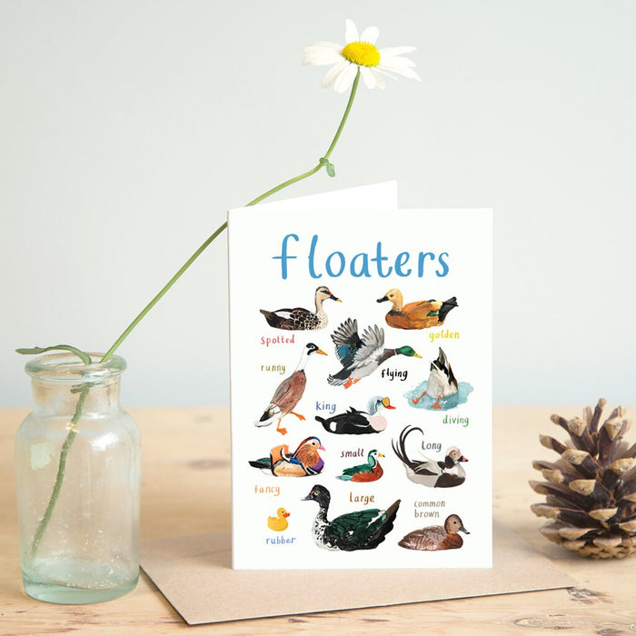 Floaters Duck Greeting Card