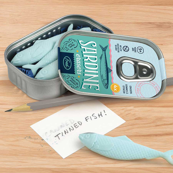 Sardine Erasers by Fred