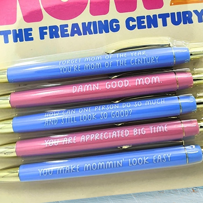 Mom Of The Freaking Century Pen Set