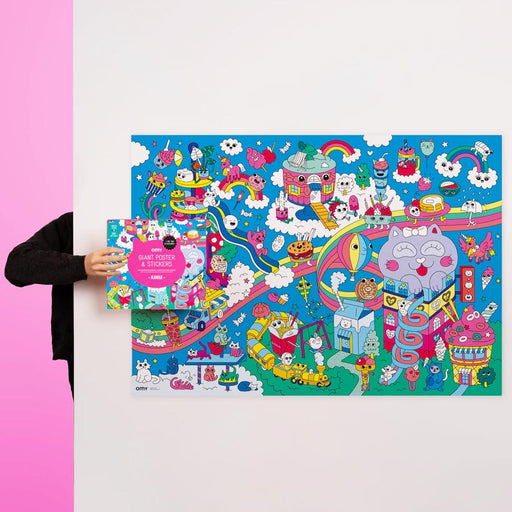 Giant Kawaii DIY Sticker Poster