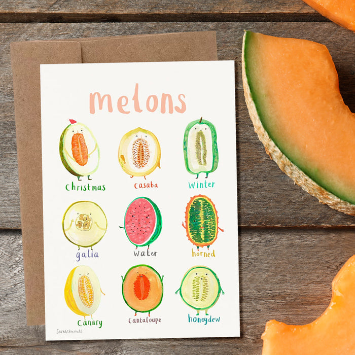 Melons Dirty Pun Greeting Card