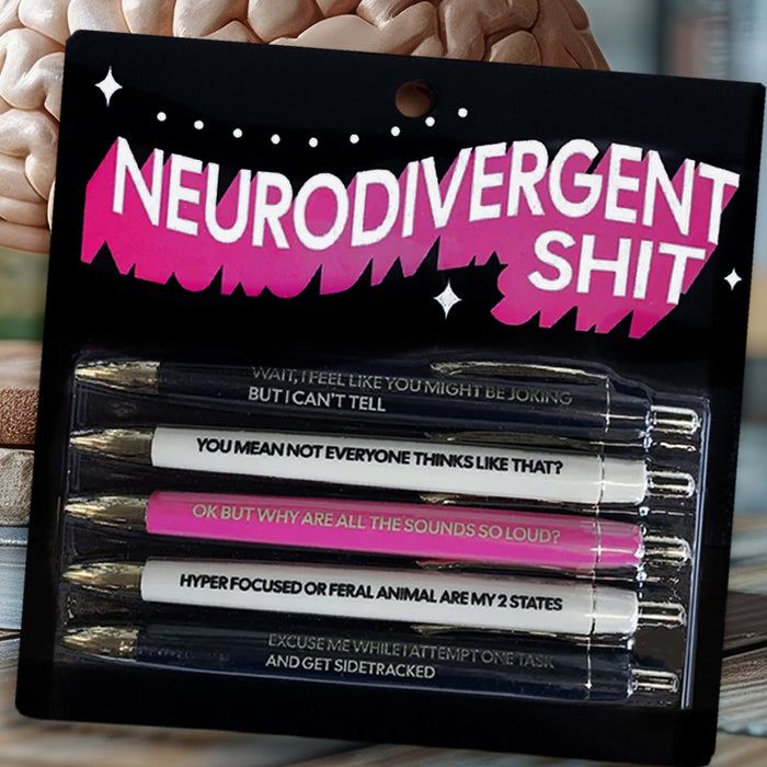 Neurodivergent Shit Pen Set