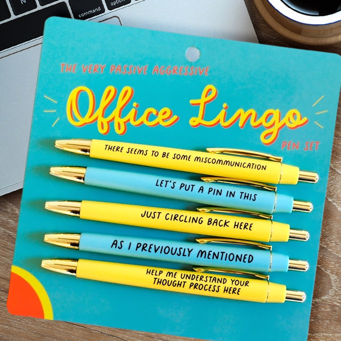 The (Very Passive Aggressive) Office Lingo Pen Set