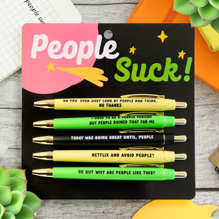 People Suck Pen Set