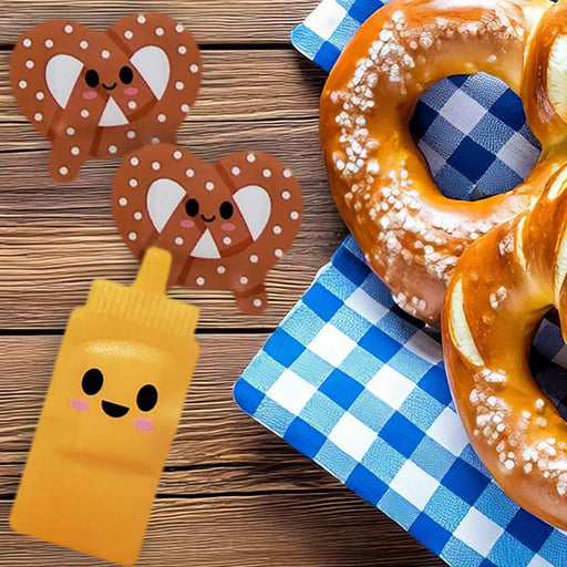 Pretzel And Mustard Bandages - Boo Boo Bandages