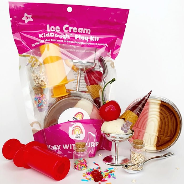 Neapolitan Ice Cream Scented Putty Play Kit