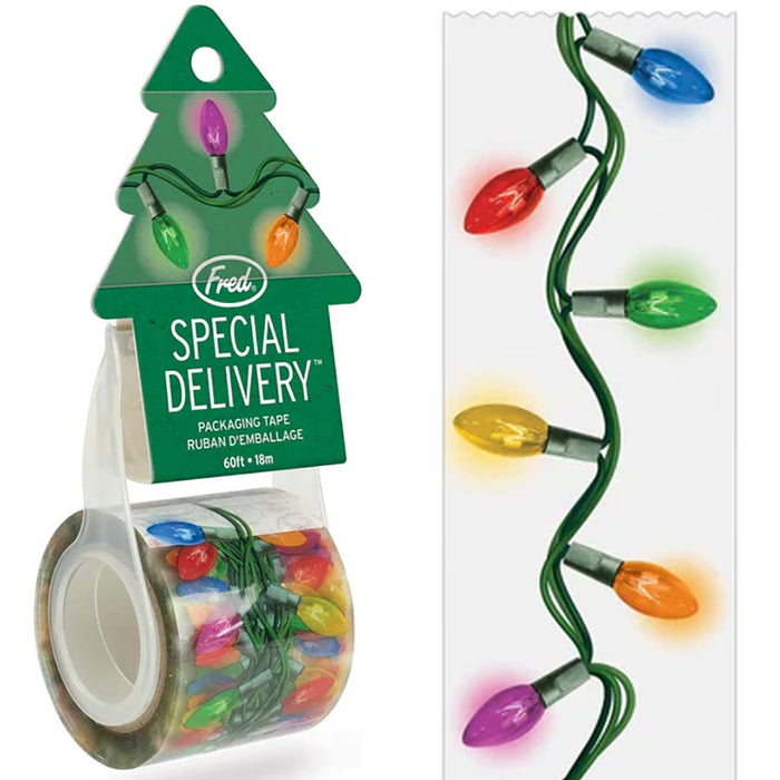 Christmas String Lights Packing Tape