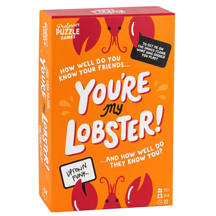 You're My Lobster,  How Well Do You Know Your Friends Game