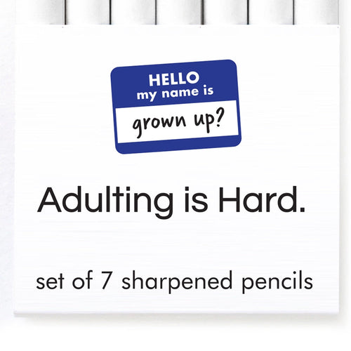 OOPS! Imperfect Neutral 20 Pencil Set, Random selection of Funny