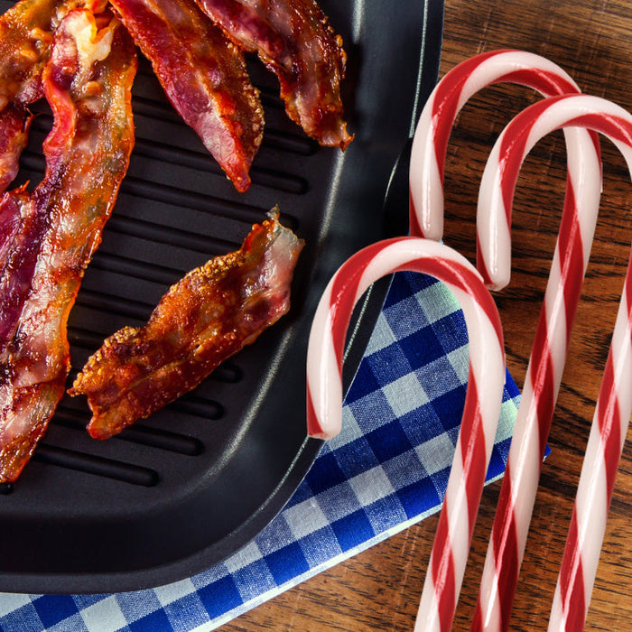 Bacon Candy Canes