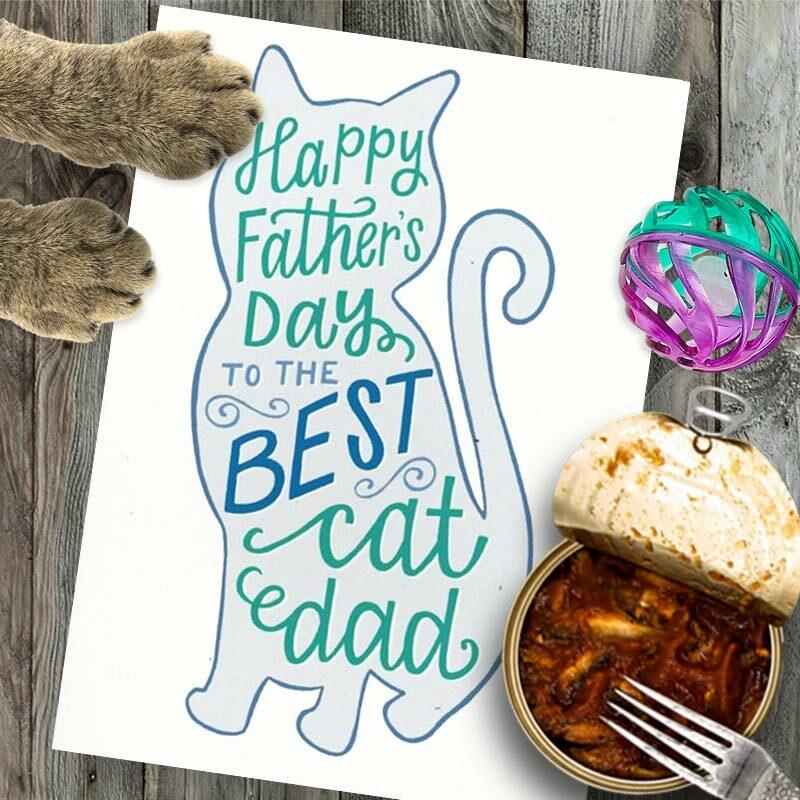 Happy fathers day from 2024 cat