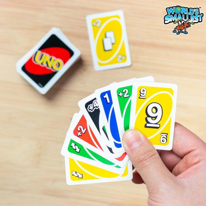 World's Smallest Uno Card Game - Unique Games - Super Impulse ...