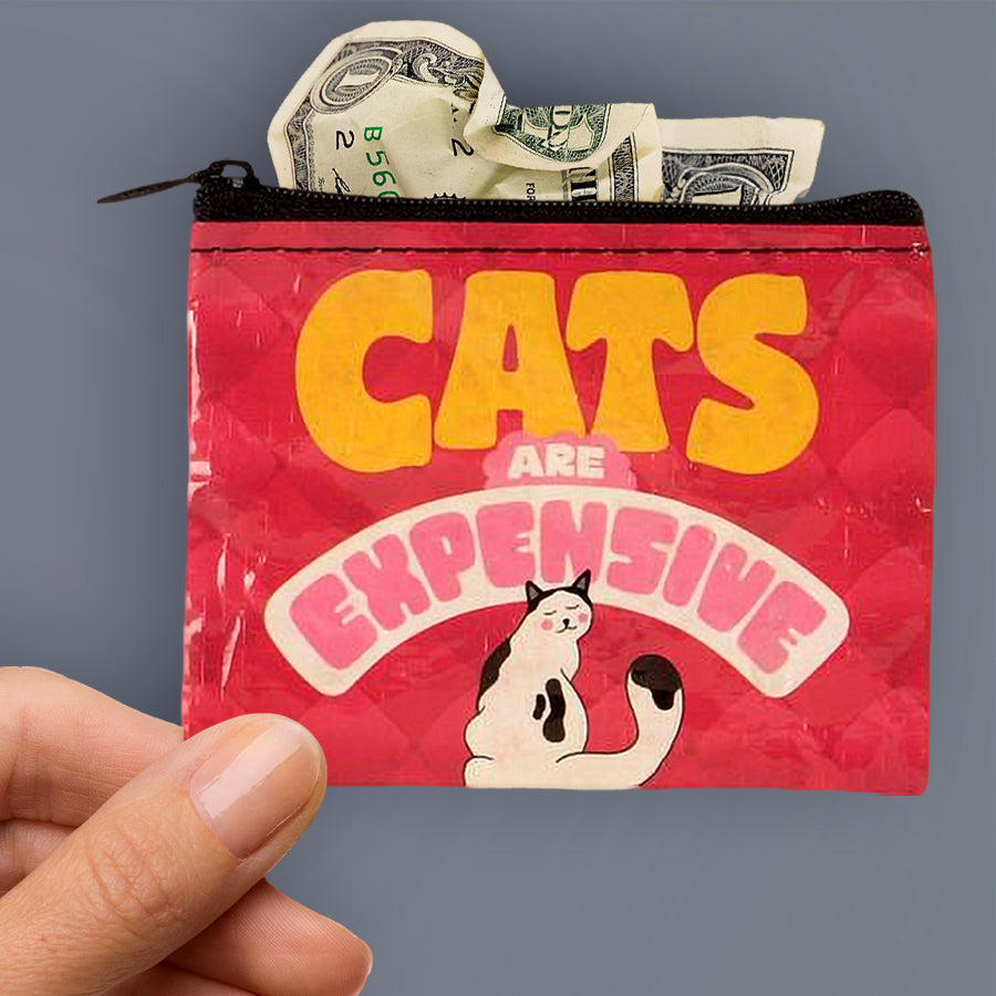 Acme Pink Fluff Black Cat Girl Graphics Novelty Purse Bag - Momentum Vintage