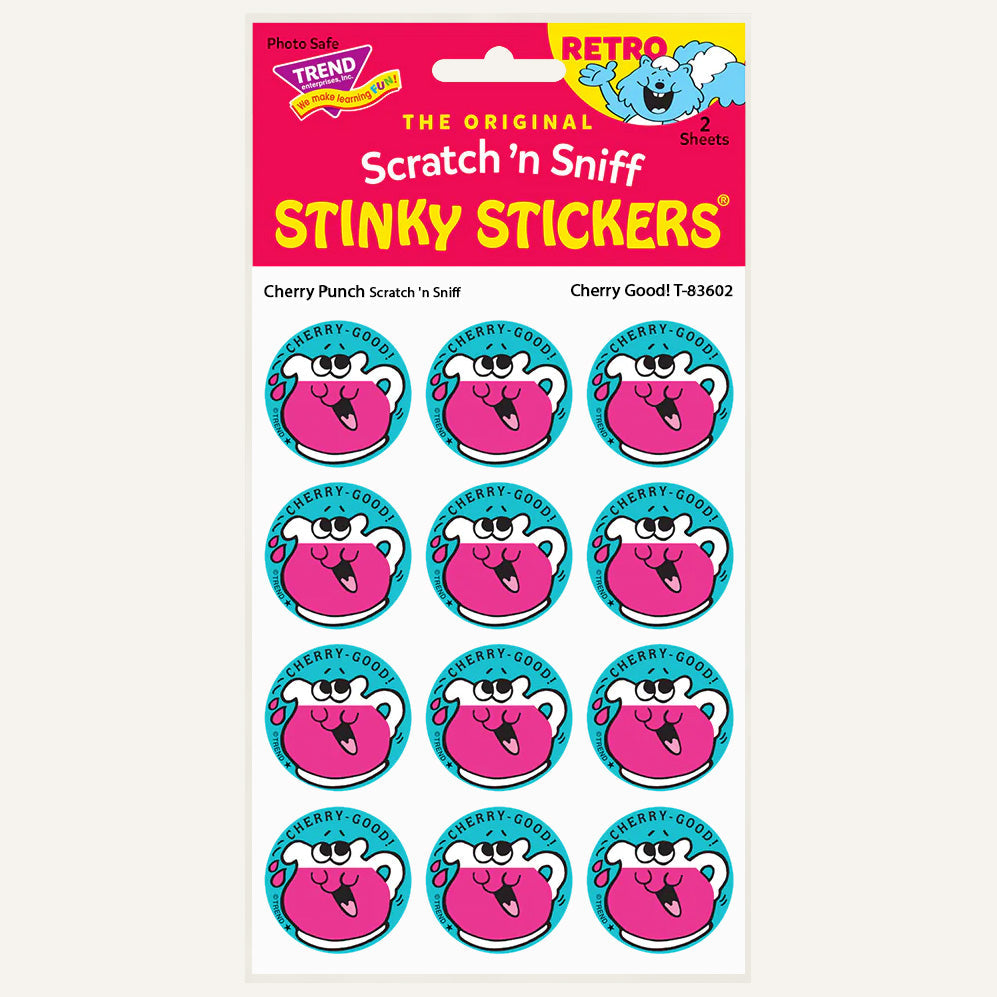 Vintage scratch and sniff deals stickers strawberry flavor new in package