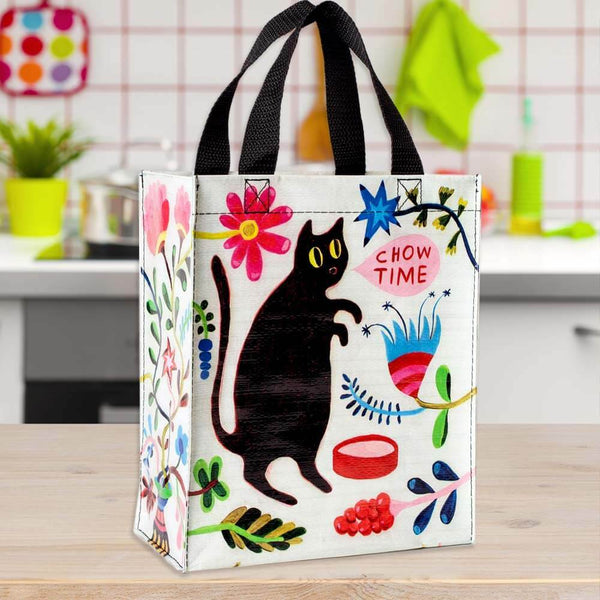 Lucky Cat Black Tote Bag – Midnight Oil