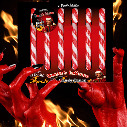 Dante's Inferno Candy Canes