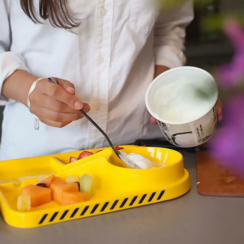 Dinneractive Utensil Set for Kids – Construction Themed Fork and Spoon