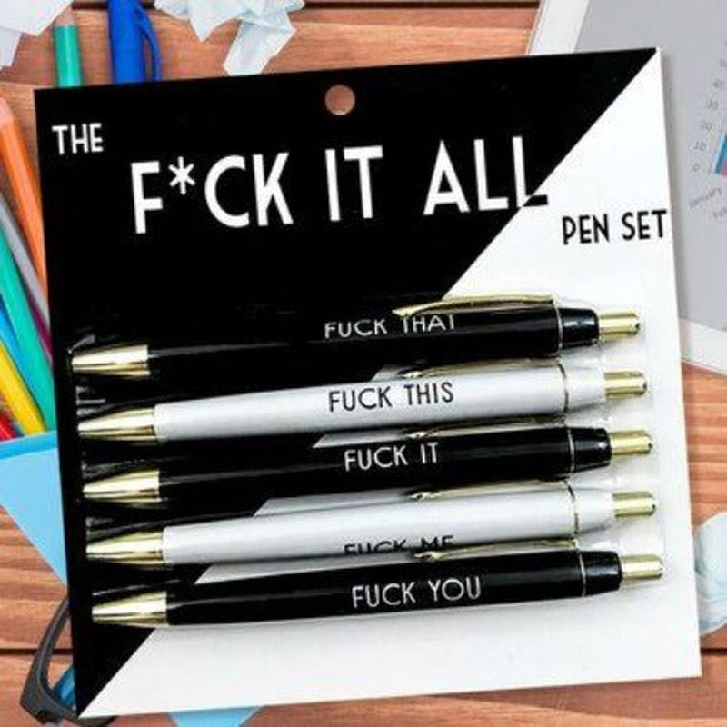 Fuck It All Pen Set - Fleurty Girl