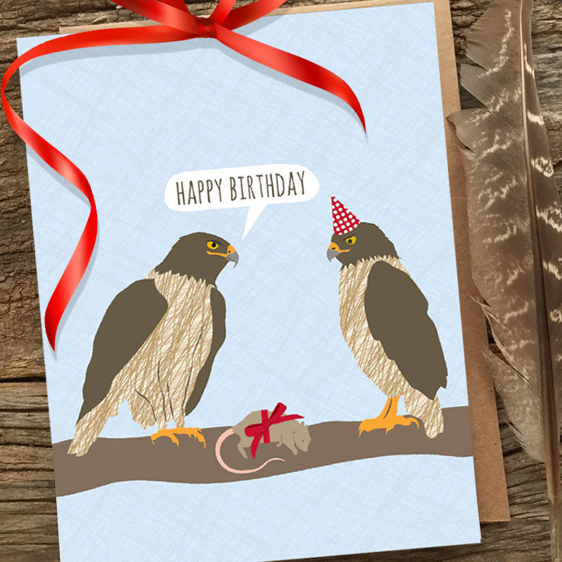 Hawks I Hope It's Awesome Birthday Card