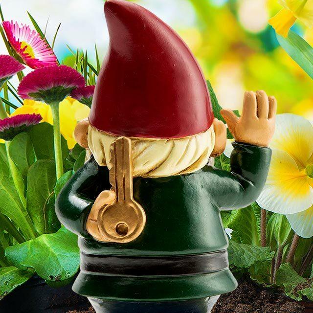 Hide-A-Key Garden Gnome