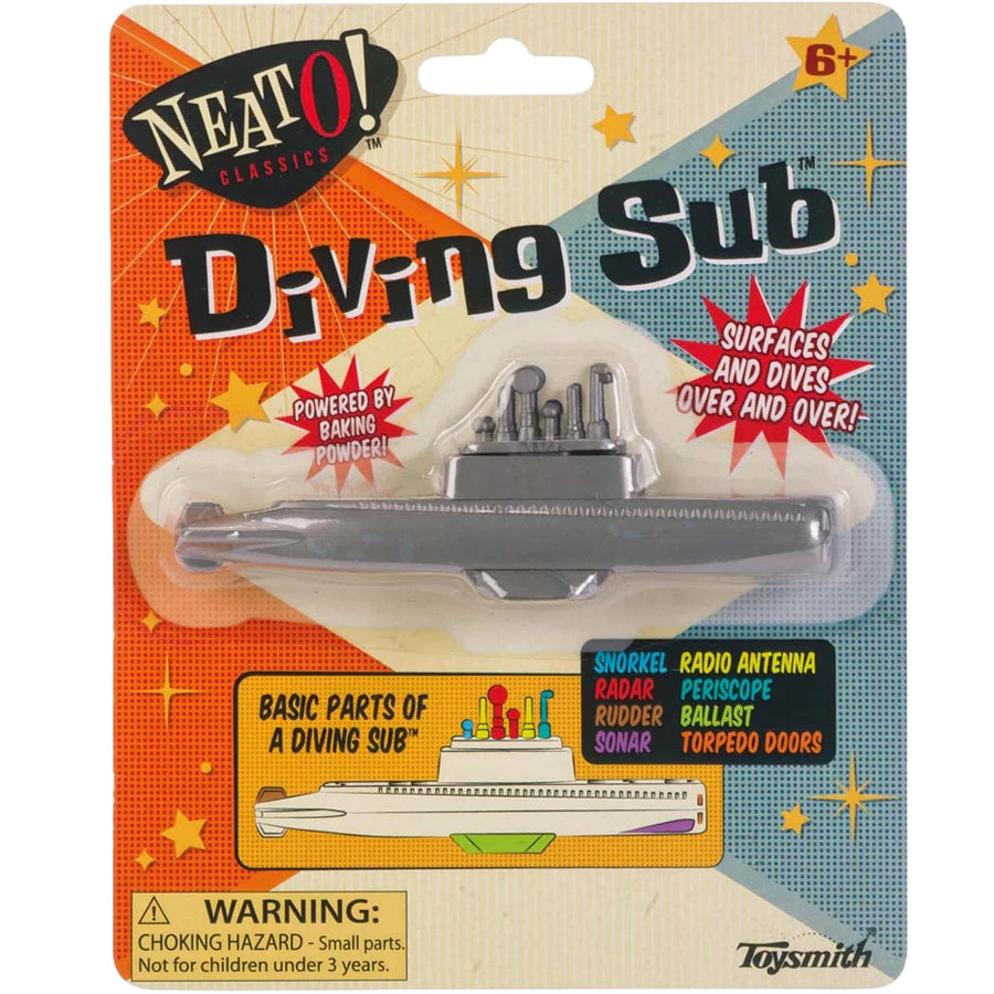 Diving Submarine Original Baking Powder Powered Sub by Toysmith