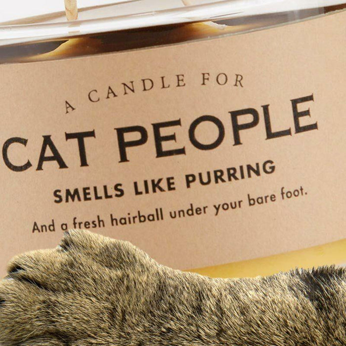 Cat People Candle - Unique Gift by Whiskey River Soap Co.