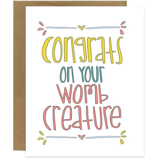 Congrats on Your Womb Creature Mother's Day Pregnancy Card