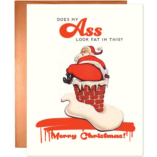 Ho Ho F*cking Ho! Santa Christmas Card - Unique Gifts - Offensive