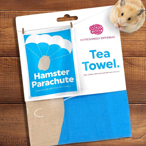 Hamster Parachute Dish Towel