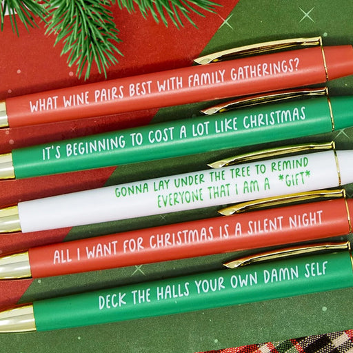 Oh Shit, It's Christmas Pen Set