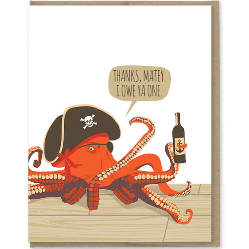 Seattle Kraken Octopus | Greeting Card
