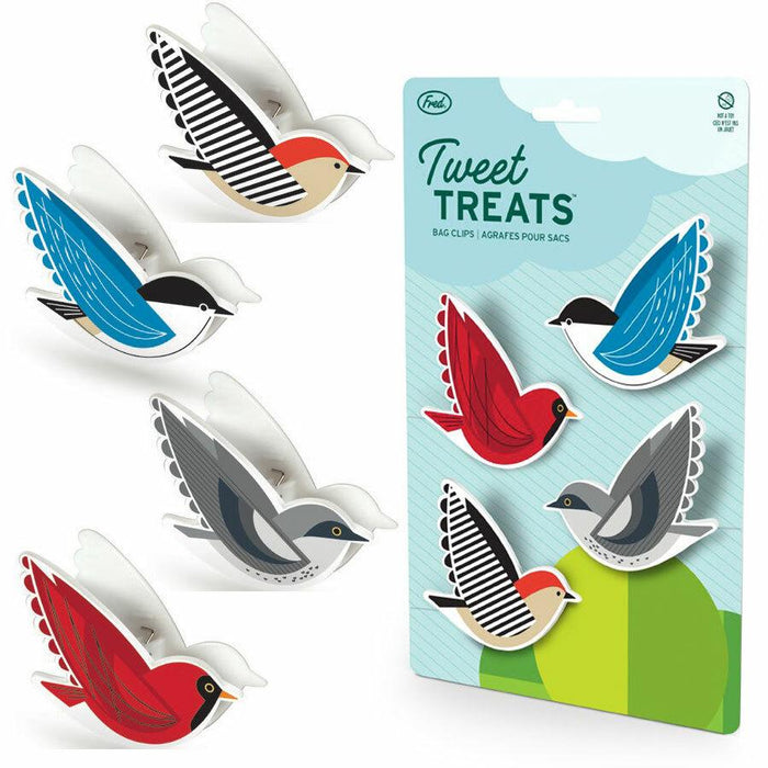 Fred Tweet Treats Snack Bag Clips – Happy Up Inc Toys & Games